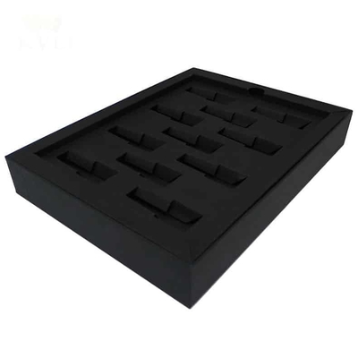 Luksusowy zestaw pudełek na lakier do paznokci Matt Black Handmade Custom Logo Magnet Closure Box