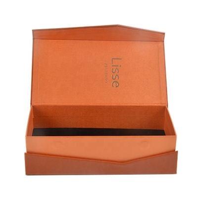 Niestandardowe Pu Leather Magnetic Flip Top Lid Kosmetyczne opakowania papierowe Opakowania na prezenty