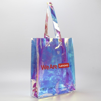 Holograhicp Transparentna torba na zakupy Laser Clear PVC Tote Bag
