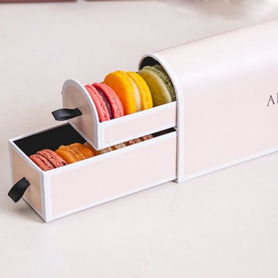 Ciasteczka Świąteczne Pudełko Macaron Tektura Niestandardowe