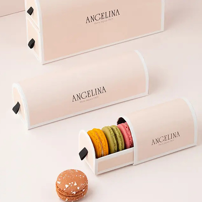 Ciasteczka Świąteczne Pudełko Macaron Tektura Niestandardowe