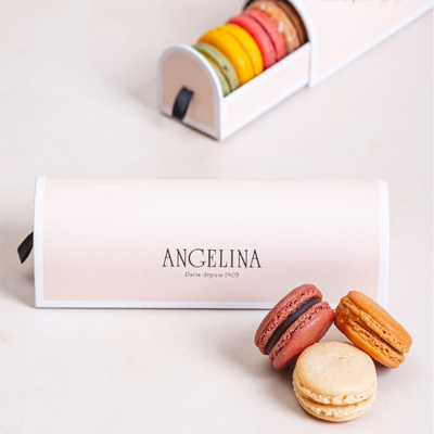 Ciasteczka Świąteczne Pudełko Macaron Tektura Niestandardowe
