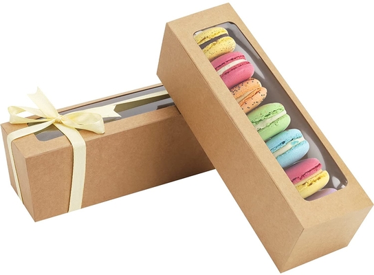 dobra cena 25 Pack Macaron Selection Box z przezroczystą wstążką do okien 6 Macaron w Internecie