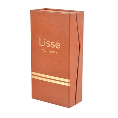 dobra cena Niestandardowe Pu Leather Magnetic Flip Top Lid Kosmetyczne opakowania papierowe Opakowania na prezenty w Internecie